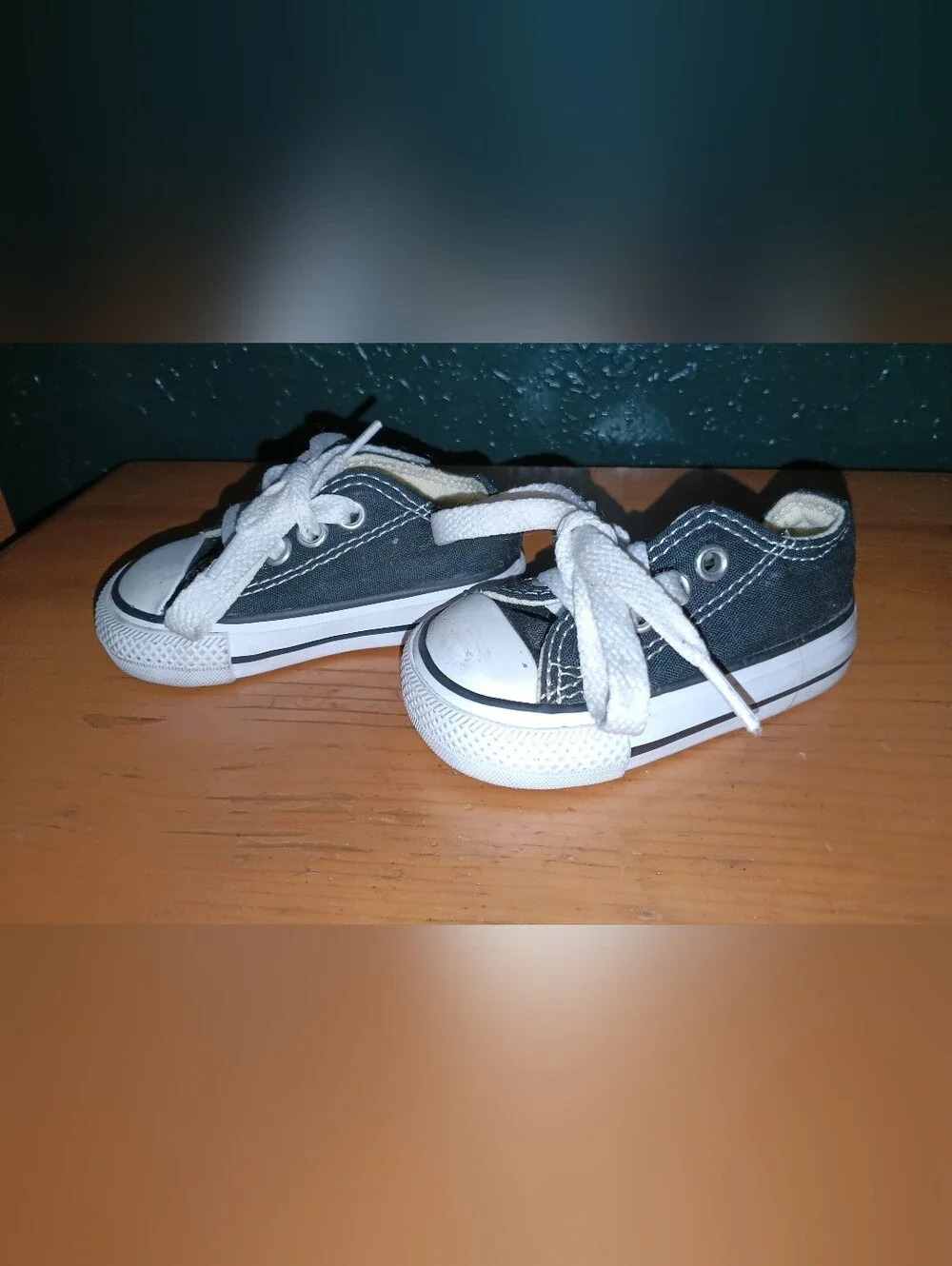 Black Infant Converse